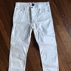 H&M Men’s Slim Fit White Jeans, 30W X 30L